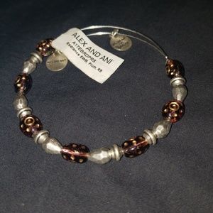 Alex and ani plum radiance bracelet